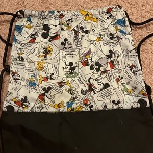 Walt Disney World Mickey Mouse drawstring bag